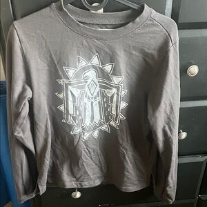 Shyanne Charcoal Long Sleeve with Graphic